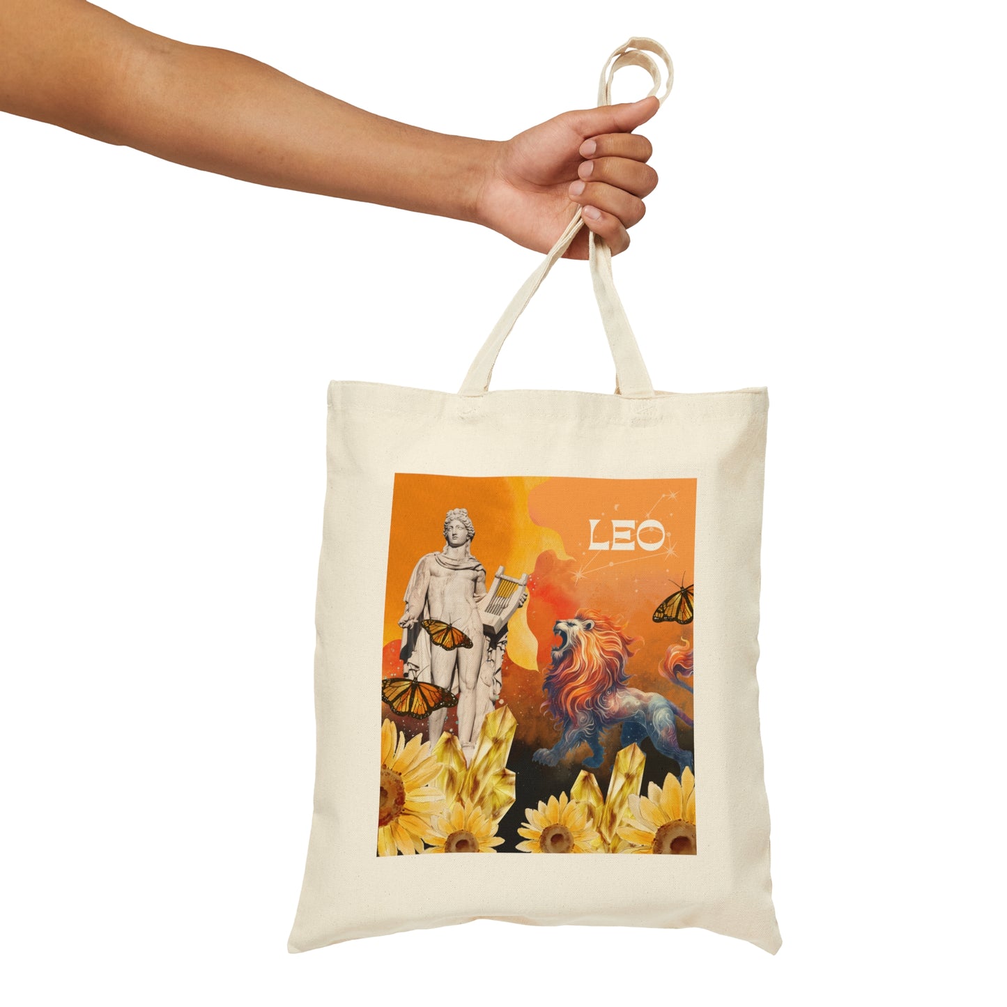 Leo Collage Tote Bag