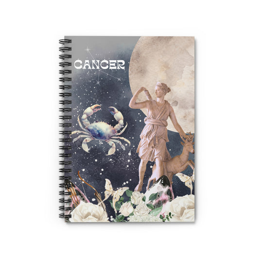 Cancer Collage Spiral Notebook - Ruled Line